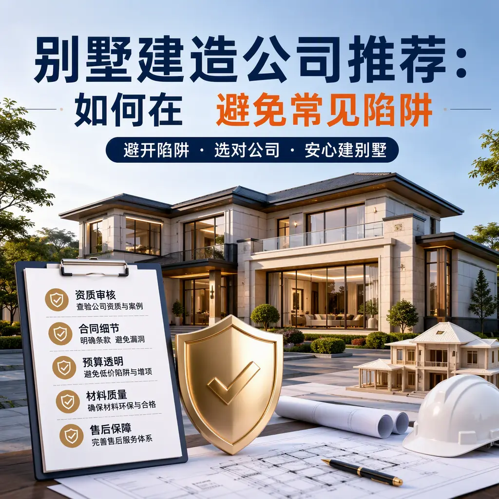 别墅建造公司推荐:如何在 都匀 避免常见陷阱
