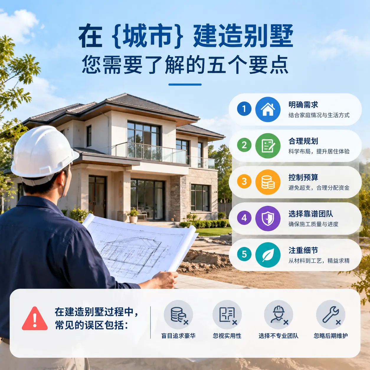 在 都匀 建造别墅，您需要了解的五个要点