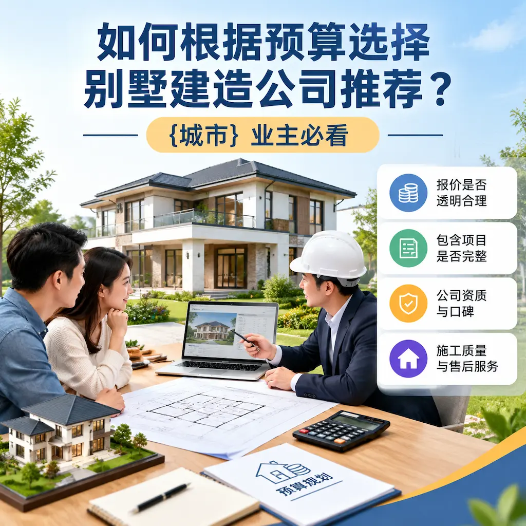 如何根据预算选择别墅建造公司推荐？ 都匀 业主必看