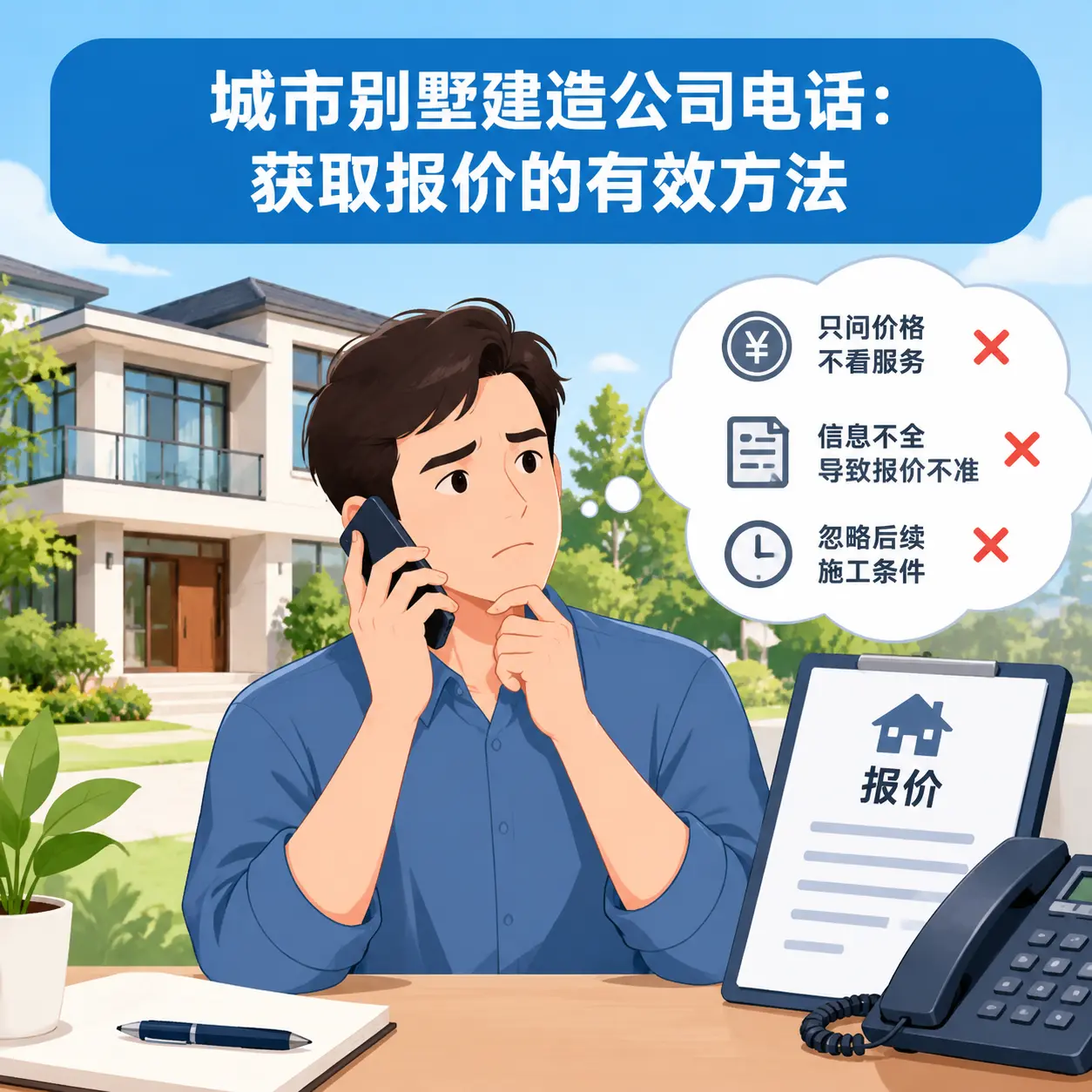 都匀别墅建造公司电话:获取报价的有效方法