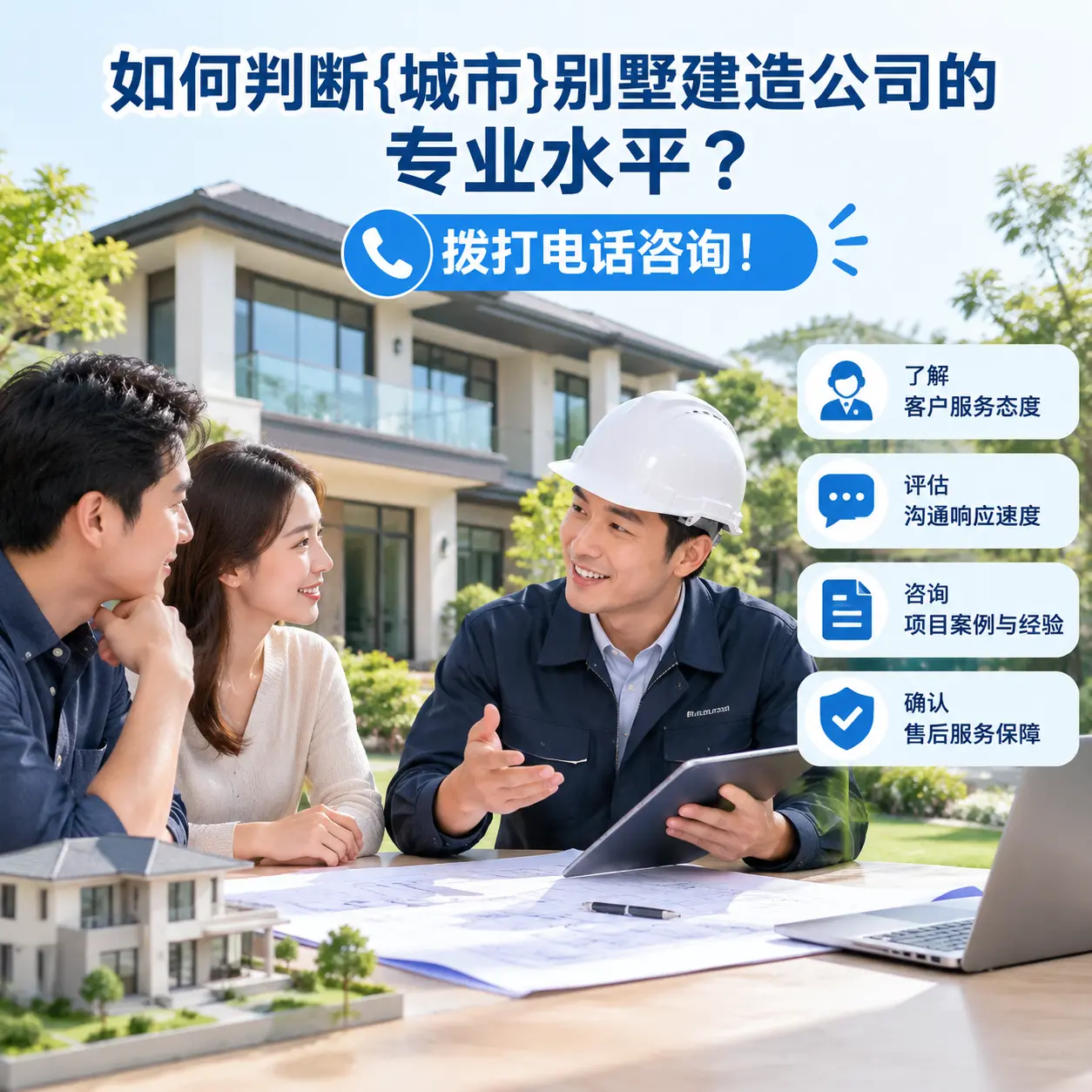 如何判断都匀别墅建造公司的专业水平？拨打电话咨询！